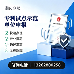 襄阳专利试点示范单位申报服务