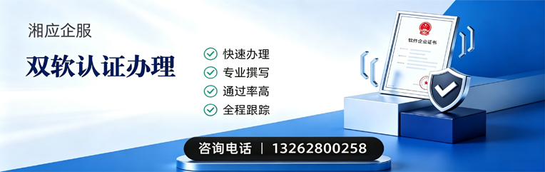 襄阳双软认证申报服务